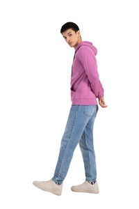 Sudadera con capucha de lana bordada personalizada invierno patrón sólido tejido método liso teñido sudadera Unisex 100% algodón térmico - Product Image 5
