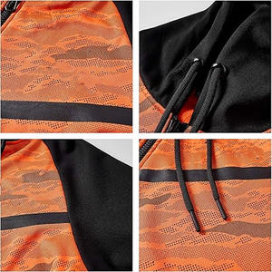 Streetwear zippé personnalisé vente en gros Sweat à capuche pour hommes en polaire à double fermeture éclair - Product Image 6