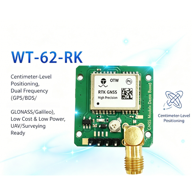FYX Stock RTK GNSS High Precision Positioning Module Dual Frequency GPS BDS GLONASS Galileo Board for UAV Surveying WT-62-RK