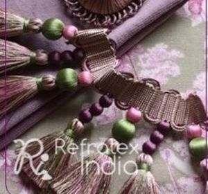 Shiny <b>Tassel</b> <b>Fringe</b> Bulk Supplier and Manufacture by Refratex India Made in India for Best Quality and Low Price - Product Image 4