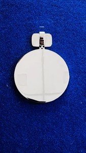 Colgante de Lujo Personalizado con Letra, Plata de Ley 925, Moissanita VVS de Corte Redondo, Estilo Hip Hop, Brillante - Product Image 4