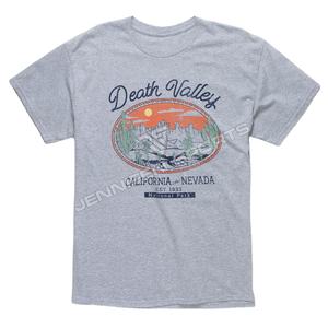 Camiseta Ligera para Hombre al por Mayor, Gris, Corte Regular, Estampado Digital Personalizado, 100% Algodón, Transpirable, de Secado Rápido - Product Image 1