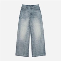 Pantalones Vaqueros de Mezclilla Holgados para Hombre, Estilo Casual Urbano, Hip Hop, con Múltiples Bolsillos, Jeans Cargo