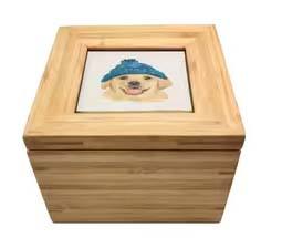 High Quality American Style Handmade Wood Cremation <b>Urns</b> for <b>Cat</b> and Dog Ashes Wholesale Funeral <b>Urns</b> for Pets - Product Image 1