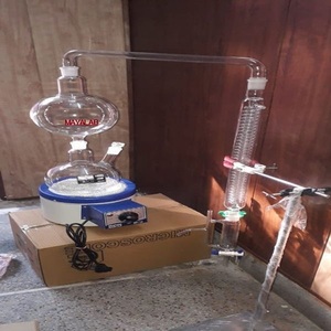 Aparato de Destilación Manual por Vapor MAYALAB, Vidrio de Borosilicato, 1000 ml, Unidad de Destilación de Laboratorio Completa, Aceite Esencial - Product Image 2