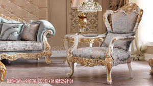 Juego de sofá de salón de 5 plazas tallado a mano de madera de teca de estilo moderno con aspecto elegante tamaño y Color personalizables - Product Image 2