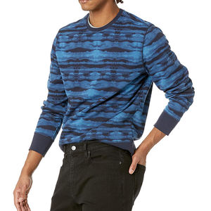 Sweat-shirt à manches longues en coton surdimensionné personnalisable à faible MOQ, couleur unie, col rond, sweat-shirt à capuche - Product Image 6