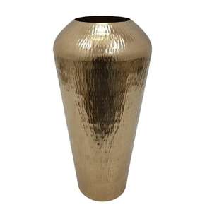 Vase à fleurs en aluminium moulé fantaisie fait à la main, forme de visage, finition brute brun, meilleure qualité, décoration de table à domicile, vase en métal - Product Image 5