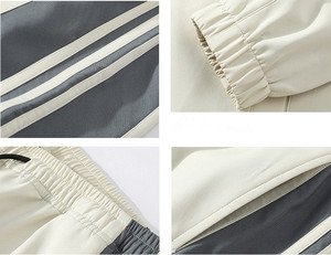 Ensemble de vêtements de sport personnalisé, veste et pantalon en nylon léger, ensemble zippé coupe-vent, veste de course décontractée, veste coupe-vent, vêtements d'extérieur - Product Image 5