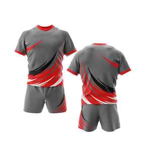 Uniformes de rugby personalizados hechos con costuras reforzadas con tela de poliéster de alta calidad e impresión sublimada para un uso duradero - Product Image 5