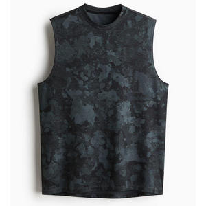 Débardeur pour homme en coton respirant, style hip-hop, vente en gros, best-seller, pour la salle de sport, fitness, séchage rapide, col rond, sans manches - Product Image 4
