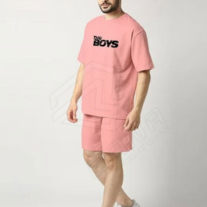 Conjunto de Pantalones Cortos Casuales de Verano para Hombre, Talla Grande, Nuevo, al Mejor Precio, 100% Algodón, Tejido de Rizo, Transpirable, de Secado Rápido, Personalizable - Product Image 1