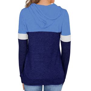 Sudaderas de punto térmico con capucha gruesa personalizadas Unisex, ropa de calle informal con hombros caídos respetuosa con el medio ambiente, frente de invierno de algodón 100% - Product Image 5