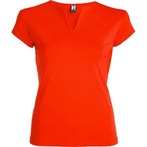 T-Shirt Personalizzata con Scollo a V Belice per Merchandising Promozionale - Product Image 3