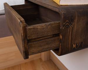 Stylish <b>Floating</b> Wooden Nightstand with <b>Drawer</b> Handmade Modern Storage Nighttable for Bedroom and Living Room Decor - Product Image 1