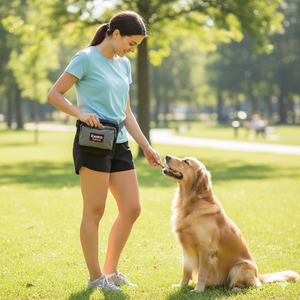 Bolsa para Premios de Mascotas Exoro Apparels, Ligera, Personalizable, Impermeable, Ecológica, de Poliéster Clásico, con Cinturón Manual para Entrenamiento - Product Image 6
