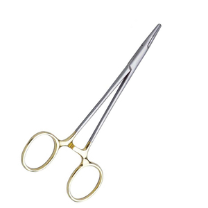 Portaagujas Tc Halsey de alta calidad, fórceps quirúrgicos alemanes de acero inoxidable de 5,34 pulgadas, rectos y delicados de 275 mm - Product Image 4