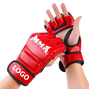 Gants de MMA professionnels de haute qualité, logo personnalisé, vente en gros, gants de grappling en cuir, gants de sparring, gants de boxe en PU, arts martiaux - Product Image 5