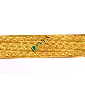 งานหัตถกรรมตกแต่งเสื้อผ้าสำหรับถักขอบผ้าลูกไม้สีทองฝรั่งเศส - Product Image 4