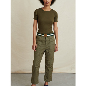 Venta al por mayor de manga corta con cuello redondo, Camiseta con estampado de logotipo para mujer, camiseta personalizada de algodón, ropa informal, camisetas - Product Image 4