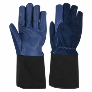 Guantes de Soldadura Tig/Mig de Cuero Vacuno Genuino Argon Pro, Guantes de Seguridad Resistentes al Calor para Protección Personal y Bomberos - Product Image 2