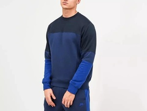 Unisex 2-Piece Jogger Pullover Hoodie Sweatshirts Set Customized Cotton <b>Crewneck</b> Plus Size Women's & Men's Tracksuit - Product Image 4