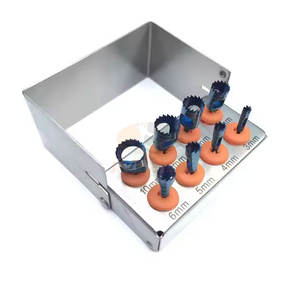 Kit de 8 fraises dentaires de qualité supérieure, revêtement en titane bleu, instruments chirurgicaux pour implants et lifting du sinus, instruments chirurgicaux osseux - Product Image 6