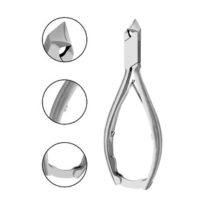Cortauñas Profesional Automático de Lujo para Podología, Alicates para Uñas con Cuchilla Curva, Doble Acción para Dedos y Uñas de los Pies, Acero Inoxidable - Product Image 2