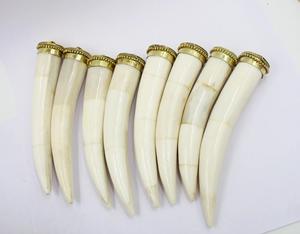 Buffalo Bone <b>Pendant</b> Necklace Natural Sustainable Tribal Jewelry for Women High Quality - Product Image 4