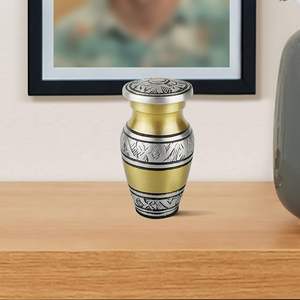 Urnes en or argent antique pour cendres adultes urnes funéraires pour papa grande urne pour homme femme urne funéraire pour hommes femmes taille personnalisée - Product Image 2