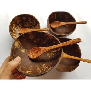 Cuenco de cáscara de coco personalizado, cuenco ecológico natural para regalo de impresión de logotipo y suministro al por mayor - Product Image 3