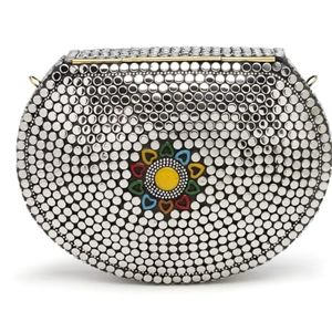 กระเป๋าคลัทช์ทำด้วยมือทองเหลืองที่ทันสมัยพร้อมรูปทรงเรขาคณิตออกแบบได้ตามต้องการสำหรับของขวัญของบริษัท bridel ด้วยงานฝีมือระดับต่ำ - Product Image 1