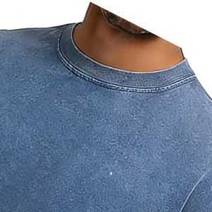 Acid Washed 100% Cotton Eco-Friendly Apparel Custom Vintage Garment Dyed Clothing Oversized T <b>Shirts</b> Hoodies Sweatpants - Product Image 4