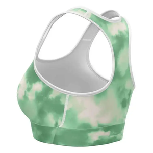 Sujetador Deportivo de Yoga para Mujer, Tejido Acordonado Sin Costuras de Alta Calidad con Estampado Abstracto, Ropa Deportiva para Gimnasio, Fitness y Entrenamiento - Product Image 3