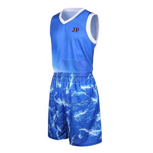 Uniforme de basket-ball sans manches, léger, grande taille, respirant, tissu en maille polyester anti-humidité pour une meilleure circulation de l'air et une meilleure évacuation de la transpiration - Product Image 2