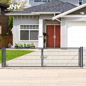 Panneau de clôture de jardin extérieur en fer double 656, treillis à double fil anti-rouille personnalisable, <span class=keywords><strong>portail</strong></span> - Product Image 3