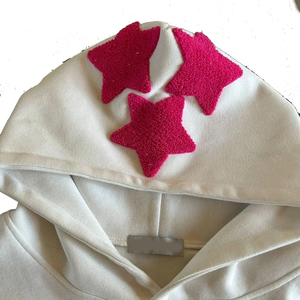 Sudadera con Capucha Personalizada OEM, Diseño Invernal con Letras Impresas en 3D, Felpa Suave de 380 GSM, Poliéster/Algodón, Unisex, Estilo Casual Urbano - Product Image 3