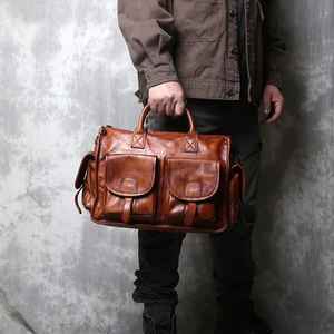 Quality Waterproof 15 Inch Crossbody Custom logo Messenger Business Micro Leather Briefcase <b>Men</b> Laptop <b>Bag</b> - Product Image 6