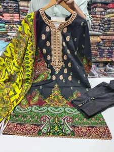 Dernière Collection de robe 3 pièces de pelouse indienne/pakistan, produit populaire 2022 - Product Image 3