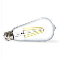 ST64 Lmparas Vintage Edison Ampoul Bombillo Decoracion 4W ST64 Led Ampoule à filament