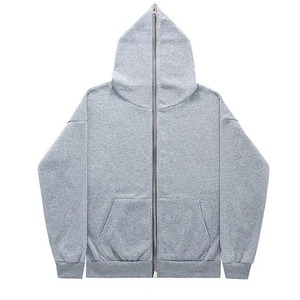 Sweat à capuche de haute qualité avec logo personnalisé, sweat-shirt à capuche pour hommes, poids lourd, avec logo vierge en relief à la mode - Product Image 3