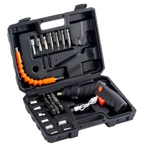 Juego <span class=keywords><strong>de</strong></span> Herramientas Eléctricas <span class=keywords><strong>de</strong></span> 47 Piezas con Taladro <span class=keywords><strong>de</strong></span> Litio-Ion y Destornillador <span class=keywords><strong>de</strong></span> <span class=keywords><strong>Percusión</strong></span> para Reparaciones Domésticas, Personalizable OEM - Product Image 3