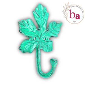 ตะขอแขวนเสื้อโค้ทสีเขียวป่าเมเปิ้ลตะขอแขวนเสื้อเหล็กสำหรับเสื้อผ้า - Product Image 2