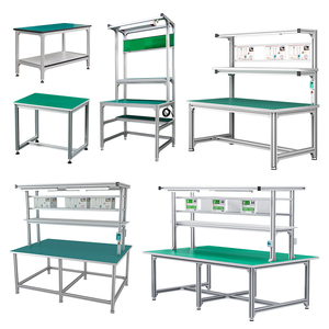 <span class=keywords><strong>Eida</strong></span> - Banco de Trabajo Industrial Profesional de Acero Inoxidable de 3 Niveles, Colgante/S Independiente, Superficie Antiestática - Product Image 4