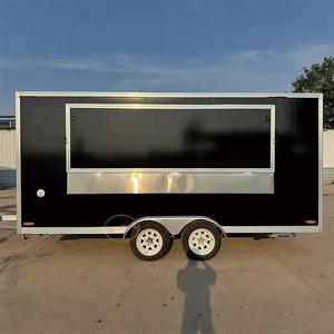 รถขายอาหารแบบใหม่รถเทรลเลอร์พร้อมปั๊มหลักมอเตอร์รถขายอาหารร้านอาหารสำหรับขนมขบเคี้ยวสำหรับขายปลีกไวน์ที่ทำจากข้าวโพด - Product Image 1