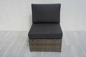 Modern Durable PE Wicker Rattan <b>Sofa</b> <b>Set</b> with KD Steel Frame Waterproof Cushions & Tempered Glass for Outdoor & Hotel Use - Product Image 4