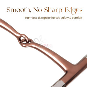 Snaffle Bit <b>Stainless</b> <b>Steel</b> <b>Ring</b> Jointed Loose <b>Ring</b> Equestrian Horse Tack Training Riding Bit HASHIR INTERNATIONAL HI-HB-08 - Product Image 3