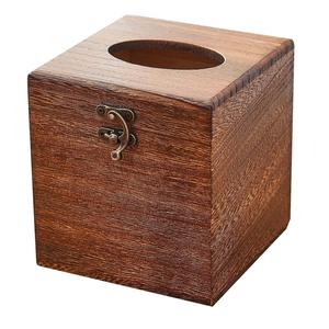 Vaisselle de table design attrayante boîte en bois papier de soie tenant porte-serviettes support de tissu utilisation de tenue de papier de soie - Product Image 5