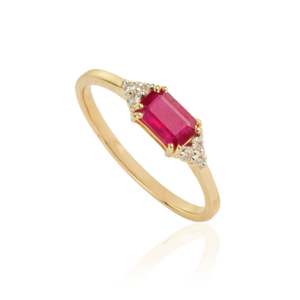 Bague Statement Hiphop en Diamant Naturel Taille Marquise et Poire, Bijou Fait Main, Cadeau - Product Image 1