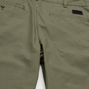 Pantalones cortos deportivos de verano para hombre personalizados de algodón 100%, nueva moda, malla transpirable con patrón sólido, cintura con cordón, hechos a pedido - Product Image 4